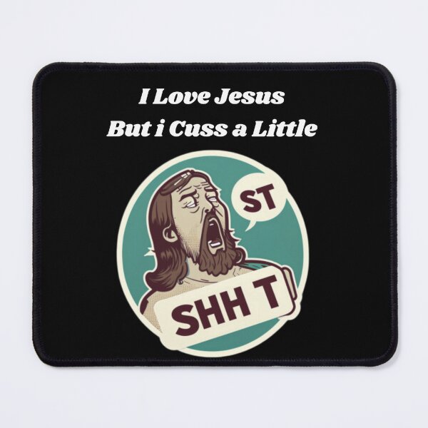 Item preview, I Love Jesus But I Cuss A Little designed and sold by minimal-tahseen.