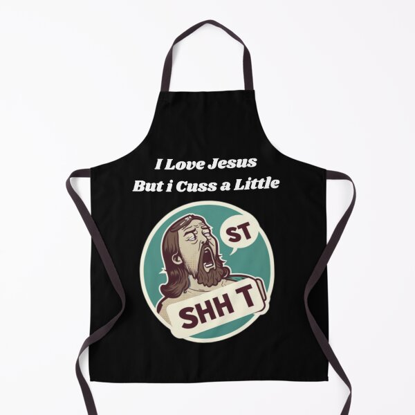 Item preview, I Love Jesus But I Cuss A Little designed and sold by minimal-tahseen.