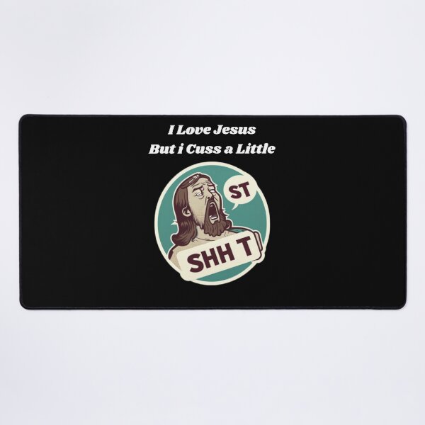 Item preview, I Love Jesus But I Cuss A Little designed and sold by minimal-tahseen.