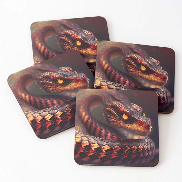 Item preview, Fire Dragon Snake designed and sold by MasteryImagery.
