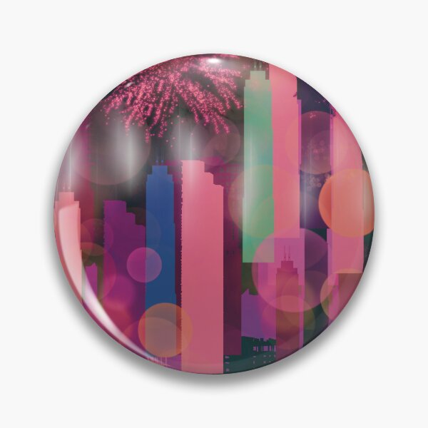 Item preview, City lights pink designed and sold by chuckletuckle.