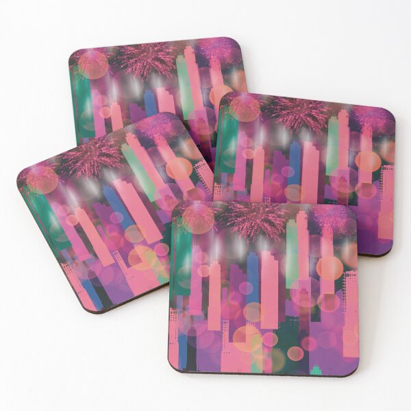 Item preview, City lights pink designed and sold by chuckletuckle.