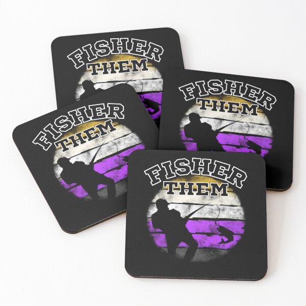 Item preview, Non Binary FisherThem ProNoun Design | Pronoun Fishing designed and sold by Mitch616Art.
