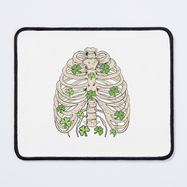 Item preview, Ribcage with Clovers designed and sold by de-luz-designs.