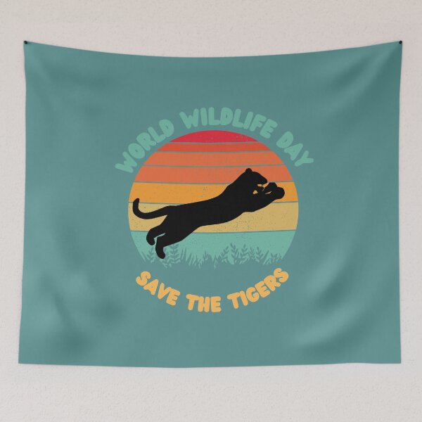 Item preview, World Wildlife Day - Save The Tigers designed and sold by MugsAndDuds.