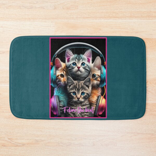 Item preview, Melodious kittens: Feline the beat designed and sold by MyPrintaDesigns.