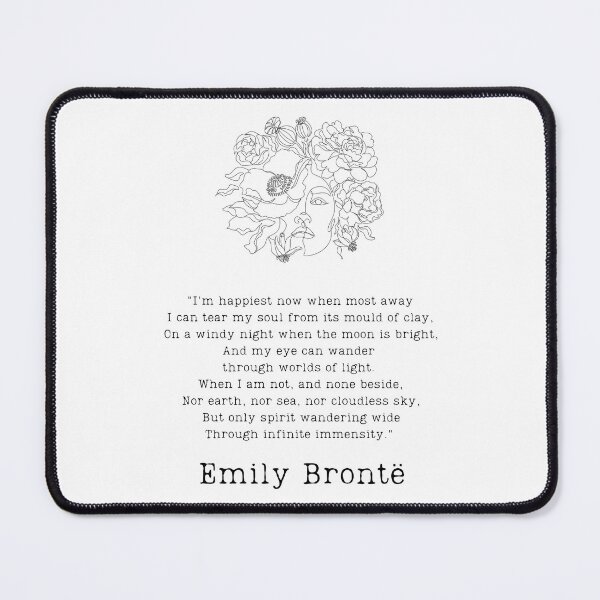 Item preview, "infinite immensity" - Emily Brontë designed and sold by BookberryGarden.