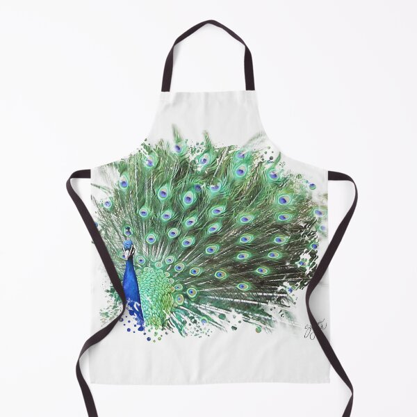 Item preview, Peacock Modern Minimalist Artistic Painterly designed and sold by Stephanie Laird.