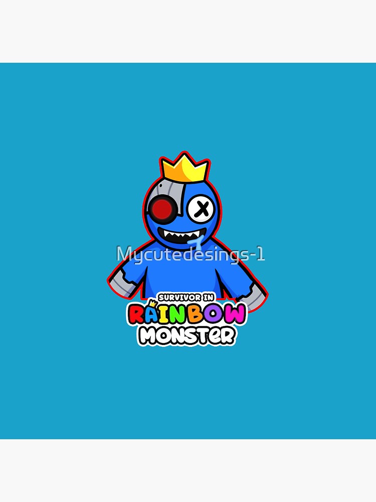 RAINBOW MONSTER, Blue Rainbow Friends. Blue Roblox Rainbow Friends  Character, roblox, video game. Halloween Greeting Card for Sale by  Mycutedesings-1