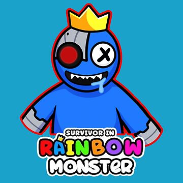 RAINBOW MONSTER, Blue Rainbow Friends. Blue Roblox Rainbow Friends  Character, roblox, video game.Halloween  Essential T-Shirt for Sale by  Mycutedesings-1