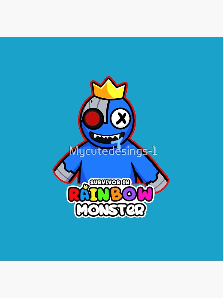 BLUE FACE Rainbow Friends. Blue Roblox Rainbow Friends Characters, roblox,  video game. Halloween Mouse Pad for Sale by Mycutedesings-1