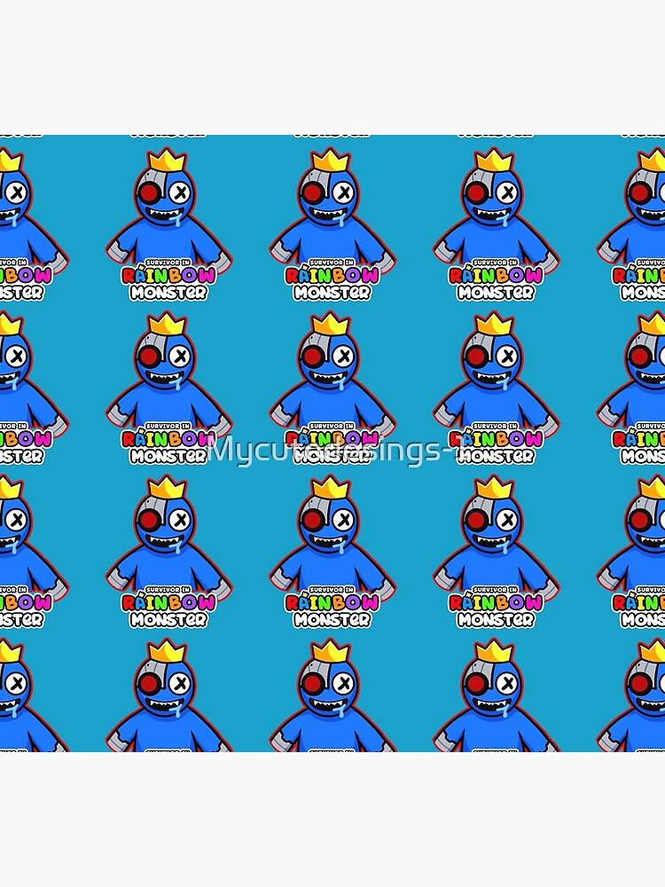 RAINBOW MONSTER, Blue Rainbow Friends. Blue Roblox Rainbow Friends  Character, roblox, video game. Halloween Art Board Print for Sale by  Mycutedesings-1