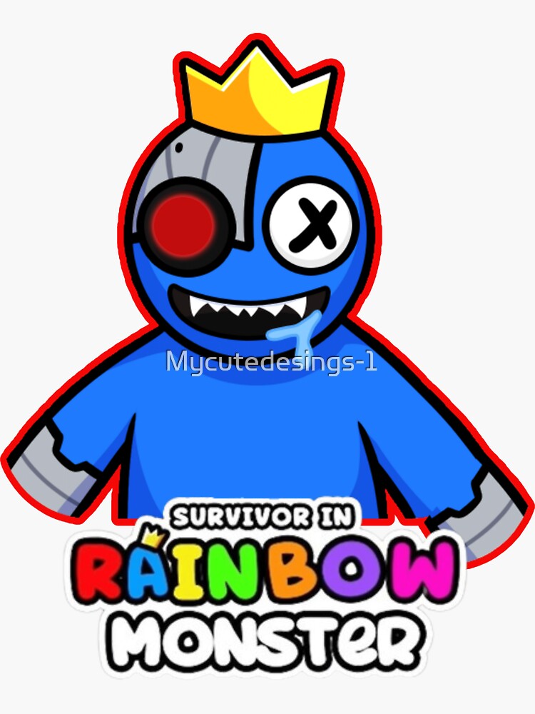 RAINBOW MONSTER, Blue Rainbow Friends. Blue Roblox Rainbow Friends  Character, roblox, video game.Halloween  Essential T-Shirt for Sale by  Mycutedesings-1