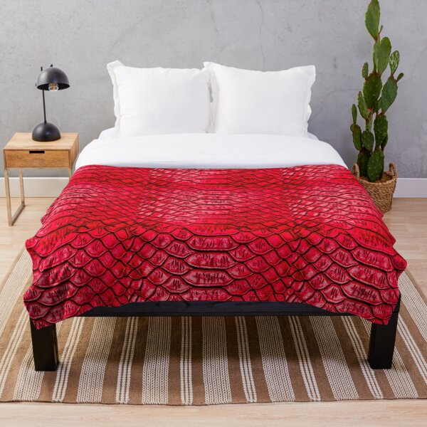 Artikelvorschau, Rotes Schlangenhautmuster entworfen und verkauft von Patternawy.