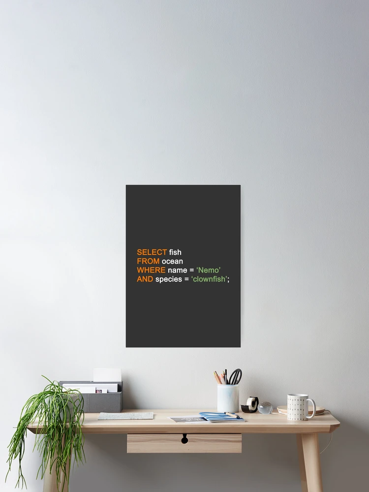 Thumbnail 2 of 3, Poster, Programming Code - Finding Nemo designed and sold by Graham Baitson.