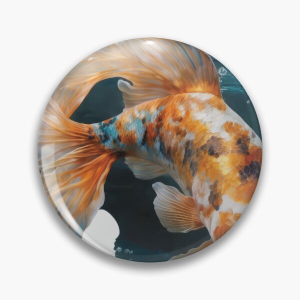 Item preview, Splashing Golden Fish designed and sold by Sintivastore.