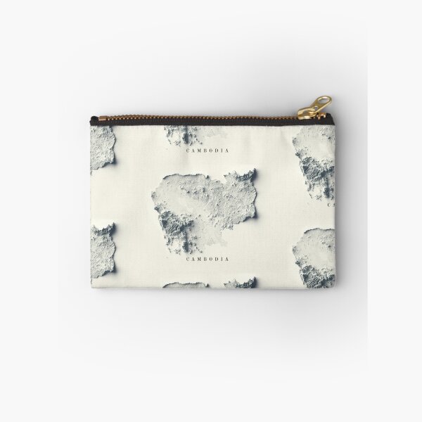 Item preview, Cambodia Shaded Relief Map 3D digitally-rendered designed and sold by ThinkAboutMaps.