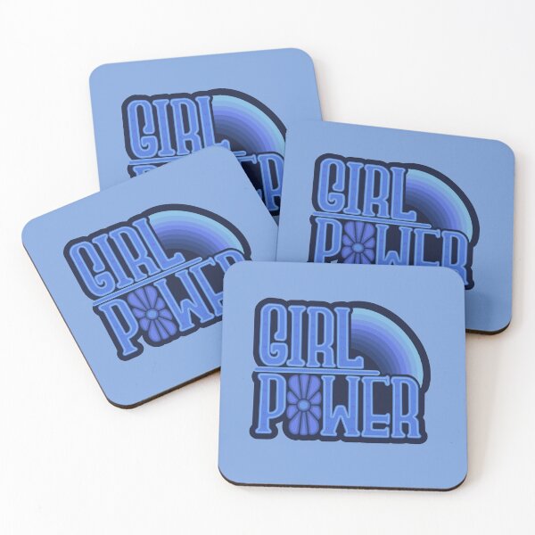 Item preview, Girl Power (indigo) designed and sold by thefunkyfinn.