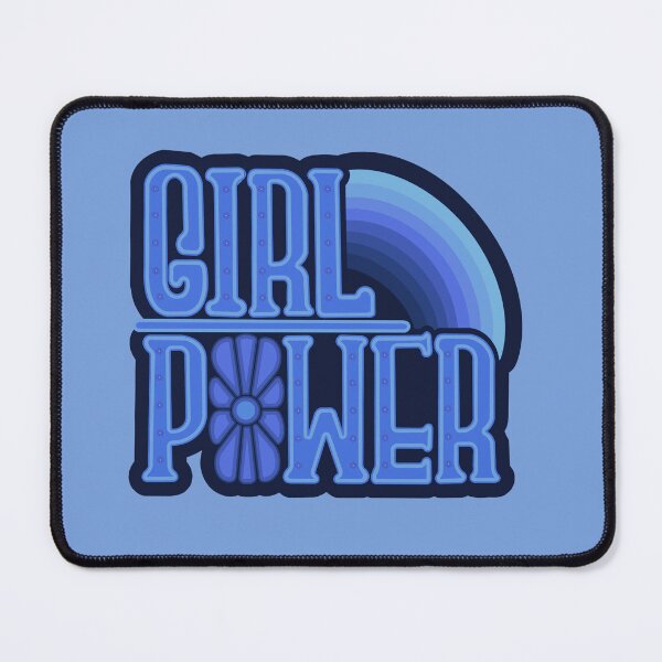 Item preview, Girl Power (indigo) designed and sold by thefunkyfinn.