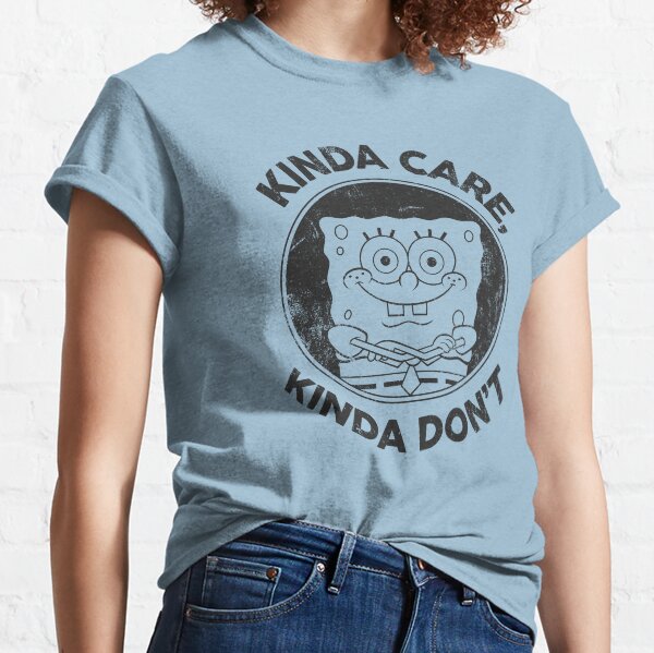 SpongeBob SquarePants Kinda Care Kinda Don't Classic T-Shirt