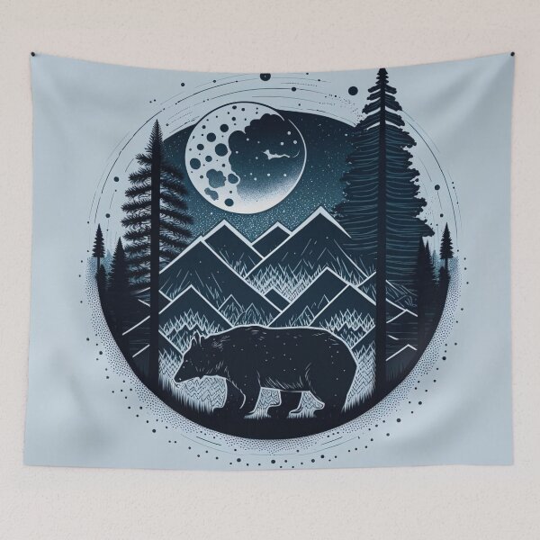 Item preview, Grizzly in the forest designed and sold by Jada-Art-Shop.