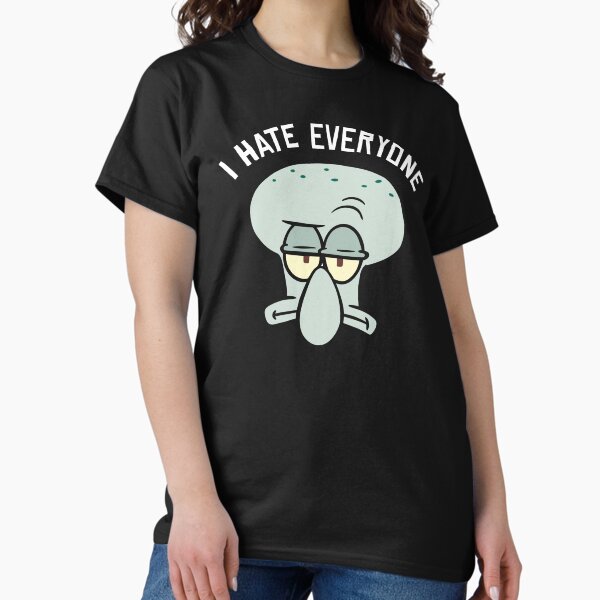 Item preview, SpongeBob SquarePants Squidward I Hate Everyone designed and sold by FifthSun.