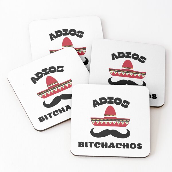 Item preview, Funny Mexican Spanglish Joke design - Adios Bitchachos designed and sold by LordAudes.
