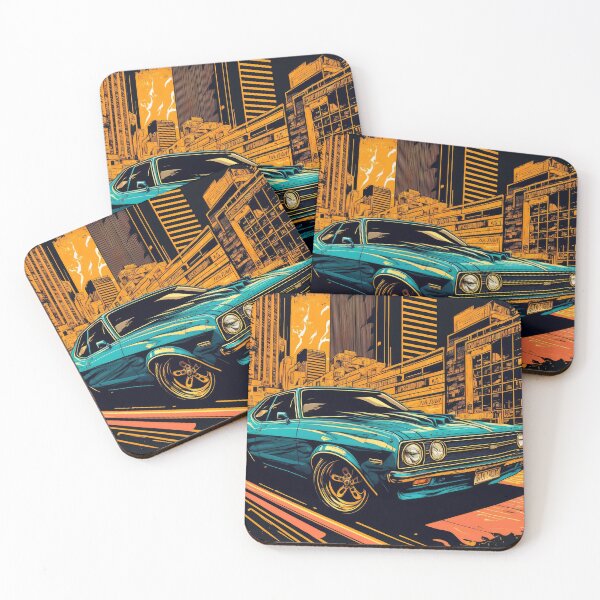 Item preview, Retro Car Classic Muscle Beast Machine Drive in Style designed and sold by ultra-cool.
