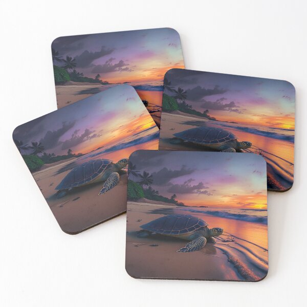 Item preview, Water turtle on the beach designed and sold by ART-POD-PL.