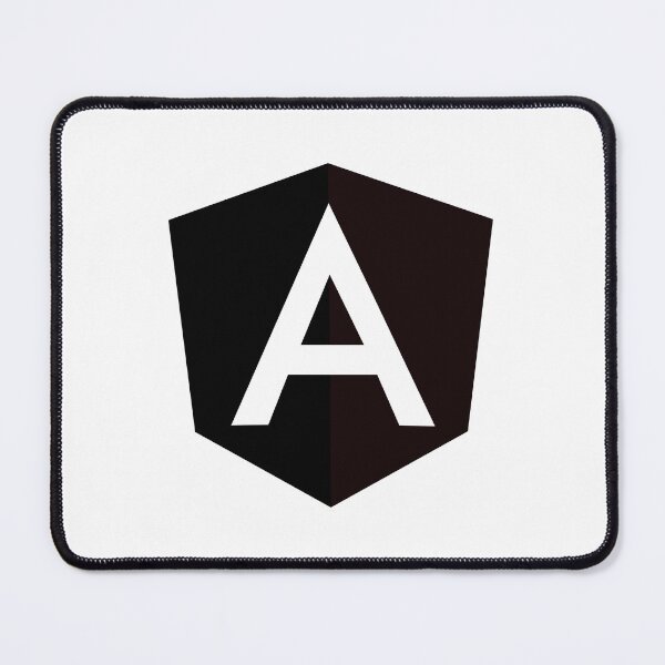 Item preview, Minimalistic Angular Logo (White) designed and sold by hellkni9ht.