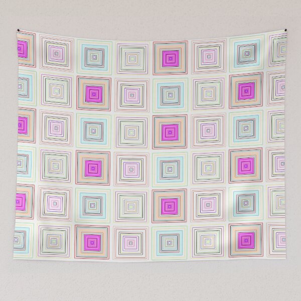 Item preview, Rainbow squares designed and sold by Vdubs59.