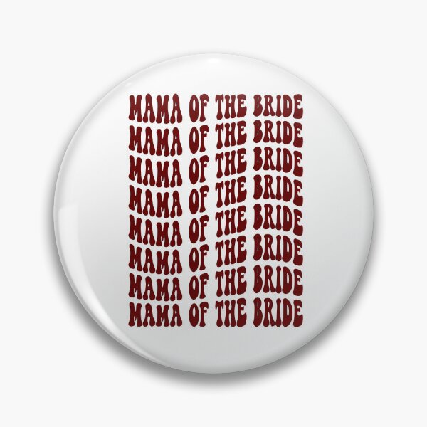 Item preview, Mother of the Bride Dark Red Retro Graphic Bridal Party Gifts for Bachelorette Party designed and sold by mysticblvd.