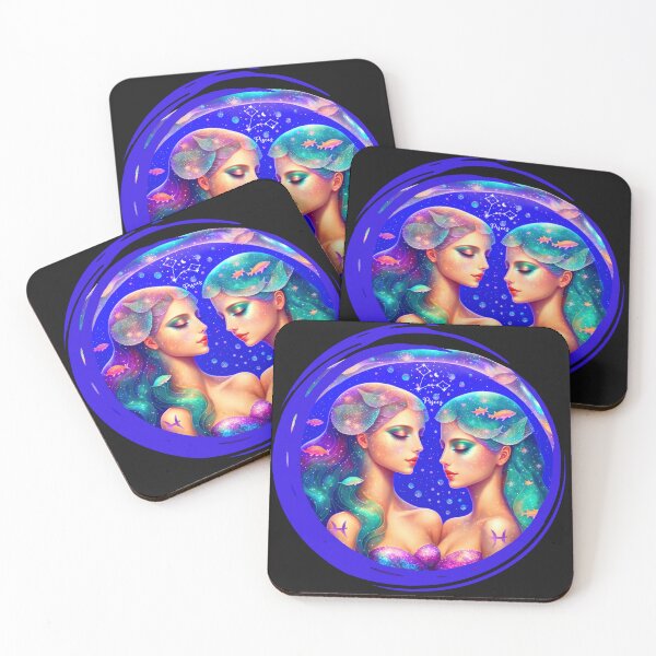 Item preview, PISCES-TWO MERMAIDS UNDER WATER designed and sold by DanaMire.