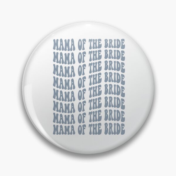 Item preview, Mother of the Bride Dusty Blue Retro Graphic Bridal Party Gifts for Bachelorette Party designed and sold by mysticblvd.