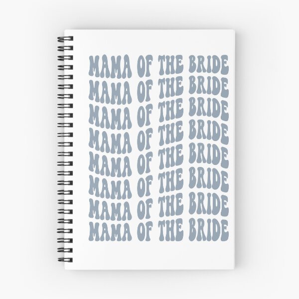 Item preview, Mother of the Bride Dusty Blue Retro Graphic Bridal Party Gifts for Bachelorette Party designed and sold by mysticblvd.