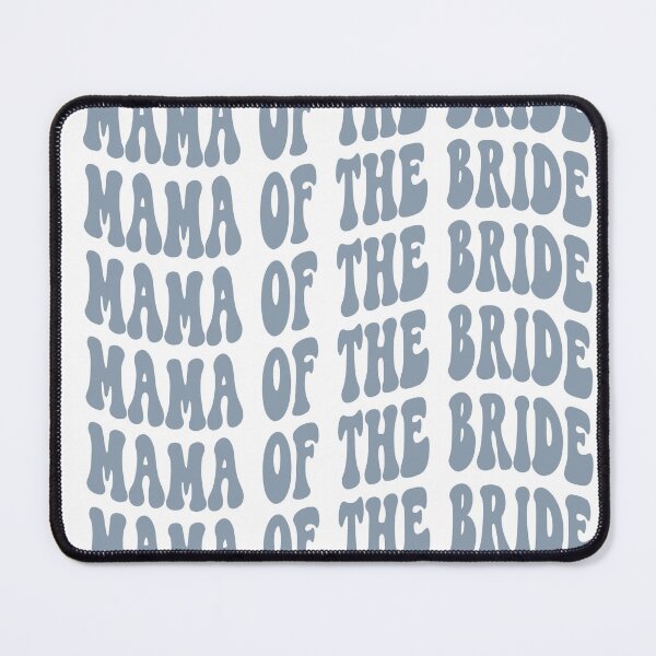 Item preview, Mother of the Bride Dusty Blue Retro Graphic Bridal Party Gifts for Bachelorette Party designed and sold by mysticblvd.