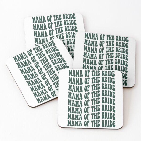 Item preview, Mother of the Bride Emerald Green Retro Graphic Bridal Party Gifts for Bachelorette Party designed and sold by mysticblvd.
