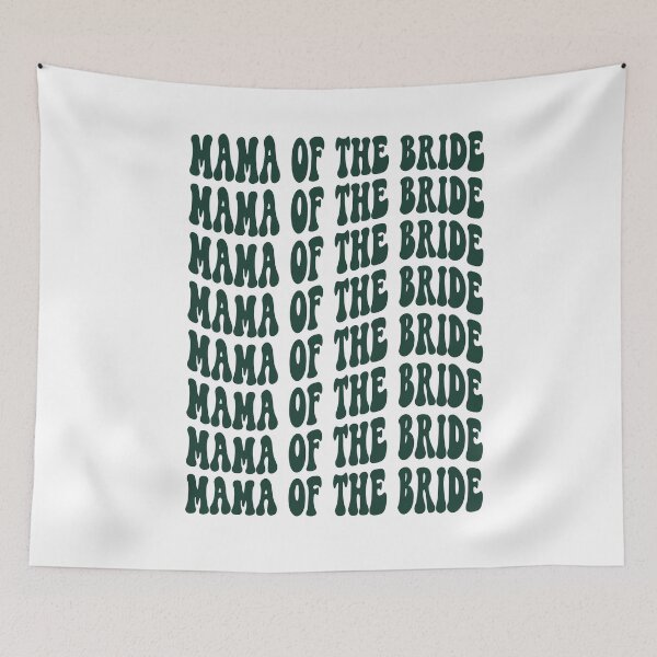 Item preview, Mother of the Bride Emerald Green Retro Graphic Bridal Party Gifts for Bachelorette Party designed and sold by mysticblvd.