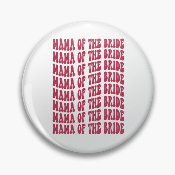 Item preview, Mother of the Bride Magenta Pink Retro Graphic Bridal Party Gifts for Bachelorette Party designed and sold by mysticblvd.