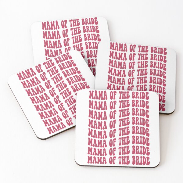 Item preview, Mother of the Bride Magenta Pink Retro Graphic Bridal Party Gifts for Bachelorette Party designed and sold by mysticblvd.