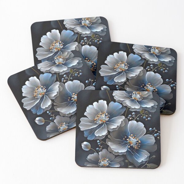 Item preview, Flores azules #3 designed and sold by PREARTE.