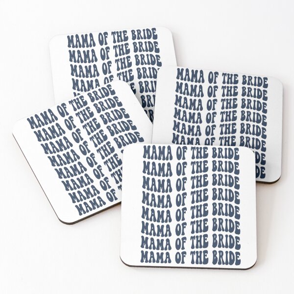 Item preview, Mother of the Bride Navy Blue Retro Graphic Bridal Party Gifts for Bachelorette Party designed and sold by mysticblvd.
