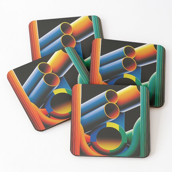 Item preview, Tubular Algorithms Memphis Style 90's Design designed and sold by Tanis-Tweedale.