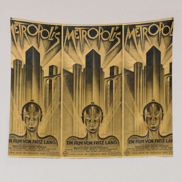 Item preview, Metropolis Movie Poster 1927 Release (German) designed and sold by ArchimedesPrime.