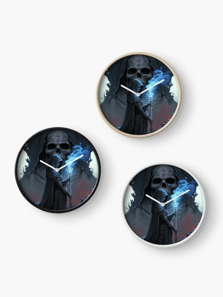 Thumbnail 3 of 4, Clock, Dark Ritual designed and sold by NevermoreFalls.