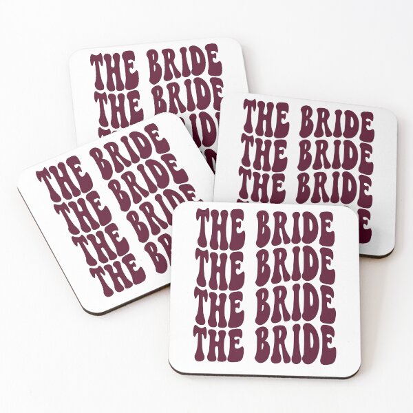 Item preview, The Bride Burgundy Retro Graphic Bridal Party Gifts for Bachelorette Party designed and sold by mysticblvd.