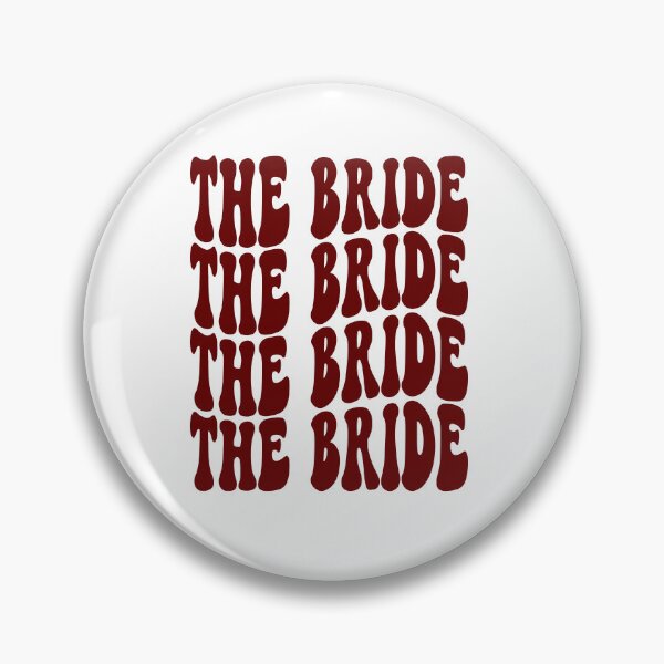 Item preview, The Bride Dark Red Retro Graphic Bridal Party Gifts for Bachelorette Party designed and sold by mysticblvd.