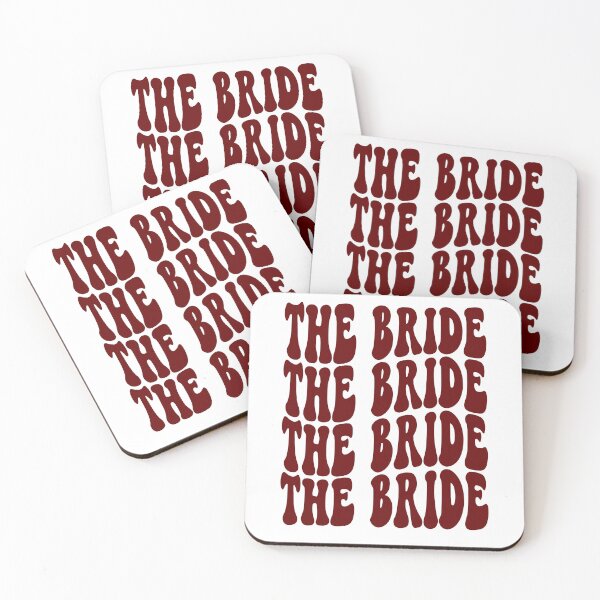 Item preview, The Bride Dark Red Retro Graphic Bridal Party Gifts for Bachelorette Party designed and sold by mysticblvd.