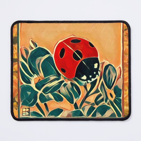 Item preview, Ladybug with Yellow Flowers  designed and sold by oh-bi-me.
