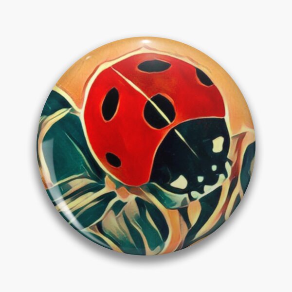 Item preview, Ladybug with Yellow Flowers  designed and sold by oh-bi-me.
